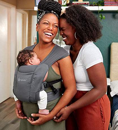 Ergobaby Baby Carrier - Embrace - Soft Air Mesh - Washed Black