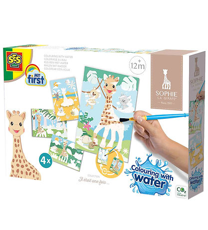 SES Creative Sophie la Girafe - Måla m. Vatten