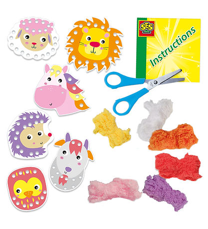 SES Creative - Embroidery card - Embroider Soft Animals