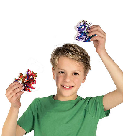SES Creative Kralen - Strijkkralen - 1800 stk - 3D Draak