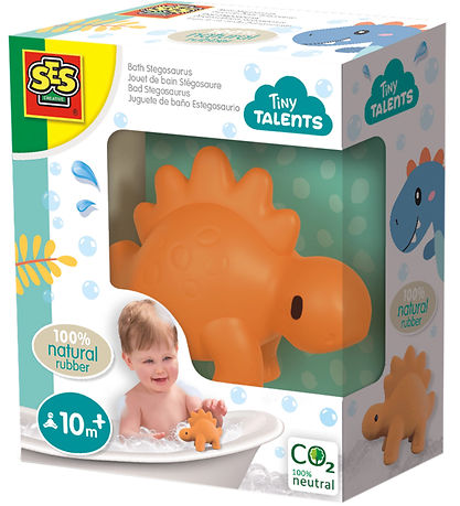 SES Creative Bath Toys - Stegosaurus - Natural Rubber
