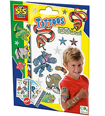 SES Creative Tattoos - Animal Warriors - 45 pcs SES Creative Tattoos - Animal Warriors - 45 pcs