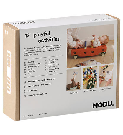 MODU Baby Motorik set - 10 Parts - Ocean Mint/Forest Green MODU Baby Motorik set - 10 Parts - Ocean Mint/Forest Green