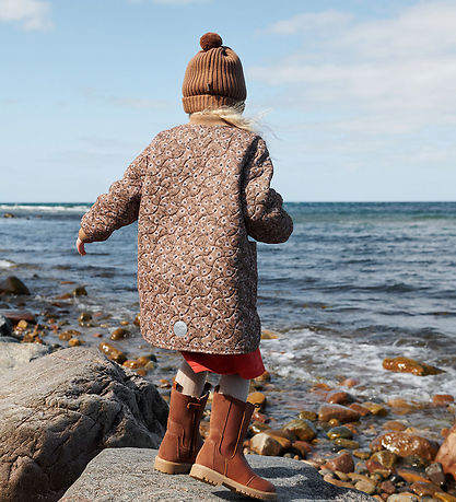 Wheat Thermo Jacket w. Lining - Helga - Caramel Anemones Wheat Thermo Jacket w. Lining - Helga - Caramel Anemones