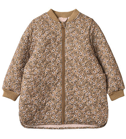 Wheat Thermo Jacket w. Lining - Helga - Caramel Anemones Wheat Thermo Jacket w. Lining - Helga - Caramel Anemones