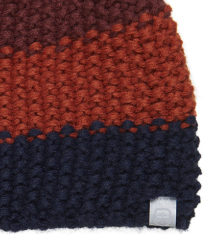 Color Kids Beanie - Knitted - Potter's Clay/Black/Brown Color Kids Beanie - Knitted - Potter's Clay/Black/Brown