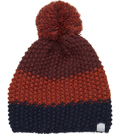 Color Kids Beanie - Knitted - Potter's Clay/Black/Brown Color Kids Beanie - Knitted - Potter's Clay/Black/Brown