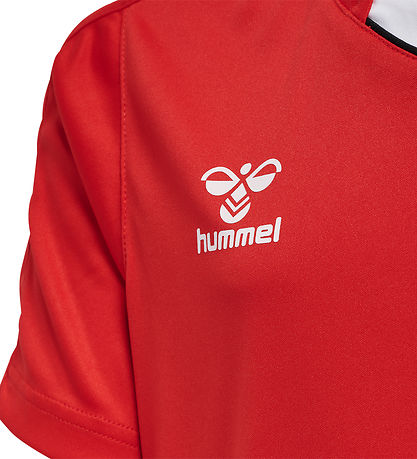 T-Shirt Hummel - Poly HmlCore XK Jersey - Rouge véritable T-Shirt Hummel - Poly HmlCore XK Jersey - Rouge véritable