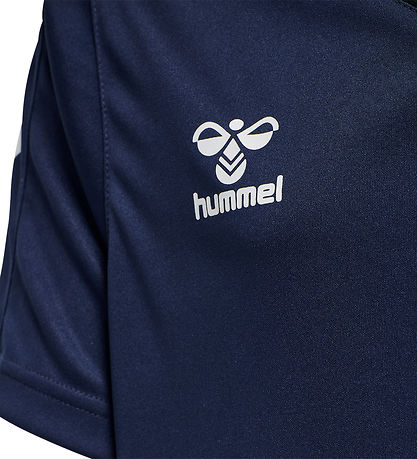 Hummel 티셔츠 - HmlCore XK 폴리 저지 - 네이비 Hummel 티셔츠 - HmlCore XK 폴리 저지 - 네이비