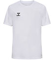 Hummel 티셔츠 - HmlEssential 저지 - 흰색 Hummel 티셔츠 - HmlEssential 저지 - 흰색