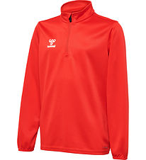 Blouse Hummel - HmlEssential Half Zip - Rouge véritable Blouse Hummel - HmlEssential Half Zip - Rouge véritable