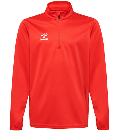 Blouse Hummel - HmlEssential Half Zip - Rouge véritable Blouse Hummel - HmlEssential Half Zip - Rouge véritable