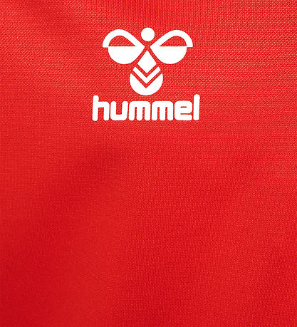 Blouse Hummel - HmlEssential Half Zip - Rouge véritable Blouse Hummel - HmlEssential Half Zip - Rouge véritable