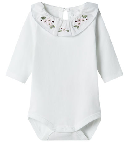 Name It Romper L/æ - NbfTallie - Bright White Name It Romper L/æ - NbfTallie - Bright White