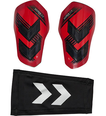 Hummel Shin Pads - HmlShin Guards Hyper Fit - Red/Black Hummel Shin Pads - HmlShin Guards Hyper Fit - Red/Black