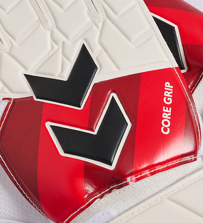 Hummel Markvarðs hanskar - hmlGK Core Grip - Hvítt M. Rautt