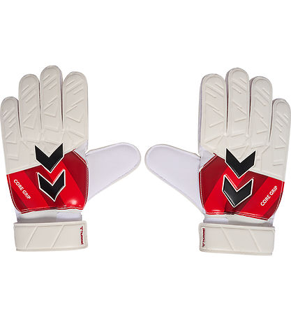 Hummel Markvarðs hanskar - hmlGK Core Grip - Hvítt M. Rautt