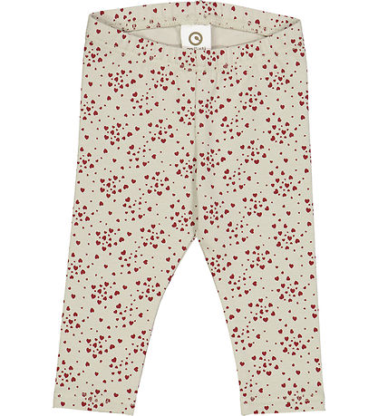 Müsli Leggings - Love - Soft Green/Cabernet Müsli Leggings - Love - Soft Green/Cabernet