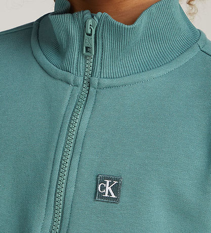 Calvin Klein Sweatshirt - Monogramm Mini Badge Half-Zip - North 