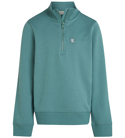 Calvin Klein Sweatshirt - Monogramm Mini Badge Half-Zip - North 