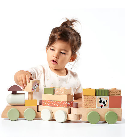 Tiny Love Stacking train - Wood - Boho Chic