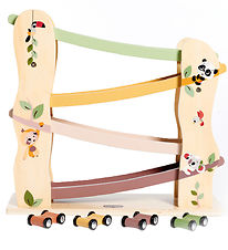 Tiny Love Car Track w. 4 Cars - Wood - Boho Chic