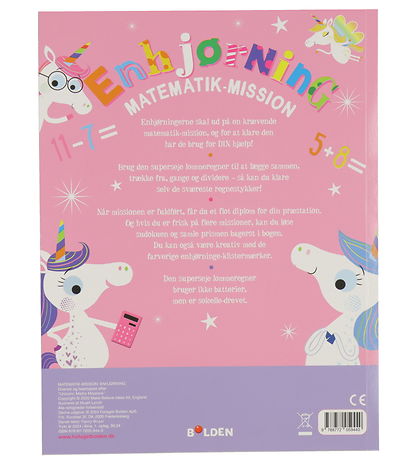 Forlaget Bolden Aktivitetsbok - Unicorn Mathematics-Mission - D