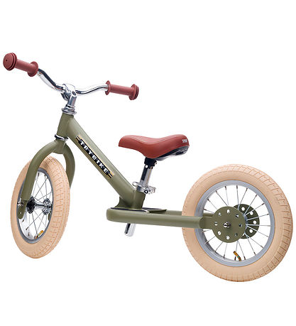 TryBike Laufrad - Steel - Vintage Ausgabe - Mattgrün