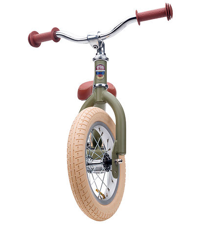 TryBike Laufrad - Steel - Vintage Ausgabe - Mattgrün