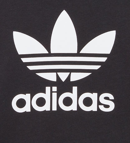adidas Originals T-shirt - Trefoil - Black/White