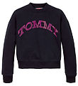 Tommy Hilfiger Sweatshirt - Tommy Dot Foil - Desert Cloud Tommy Hilfiger Sweatshirt - Tommy Dot Foil - Desert Cloud