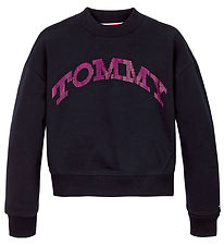 Tommy Hilfiger Sweatshirt - Tommy Dot Folie - Desert Wolk Tommy Hilfiger Sweatshirt - Tommy Dot Folie - Desert Wolk