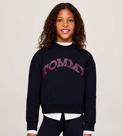 Tommy Hilfiger Collegepaita - Tommy Dot Folio - Desert Pilvi