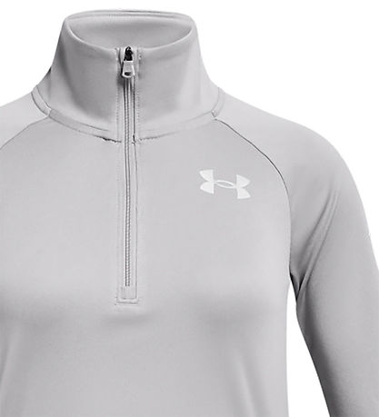 Under Armour Blouse w. Zipper - Tech Graphic - Pitch Grey