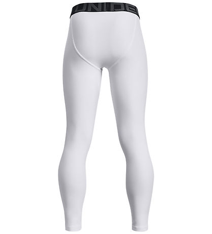 Under Armour Leggings - HG Amour - White w. Black