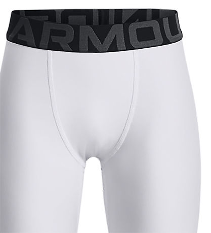Under Armour Leggings - HG Amour - White w. Black