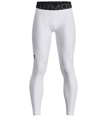 Under Armour Leggings - HG Amour - White w. Black