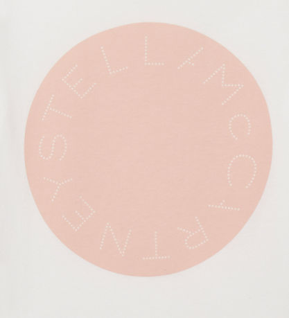 Stella McCartney Kids T-shirt - Ivory w. Pink