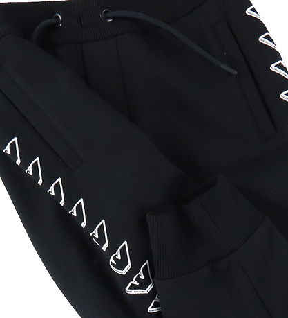 Emporio Armani Joggingbroek - Zwart m. Wit