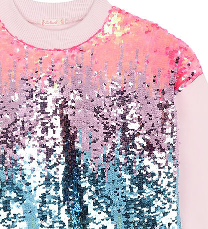 Billieblush Sweatshirt - Pink Pale/Glitter Billieblush Sweatshirt - Pink Pale/Glitter