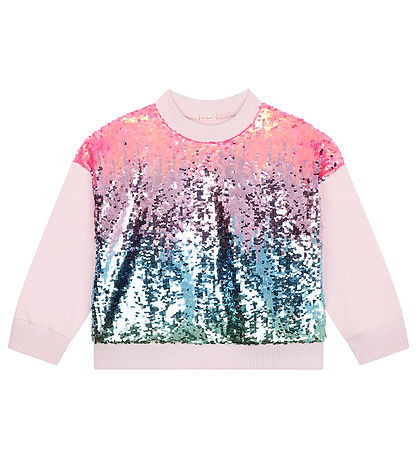 Billieblush Sweatshirt - Pink Pale/Glitter Billieblush Sweatshirt - Pink Pale/Glitter