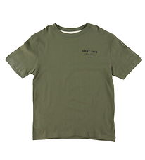 GANT T-skjorte - Grafisk skript - Juniper Green GANT T-skjorte - Grafisk skript - Juniper Green