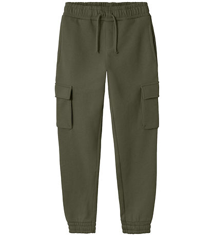 Name It Sweatpants - NkmOllie - Noos - Olive Night Name It Sweatpants - NkmOllie - Noos - Olive Night