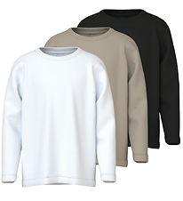 Name It Bluse - Noos - NkmVobbo - 3er-Pack - Black/Pure Cach/Bri Name It Bluse - Noos - NkmVobbo - 3er-Pack - Black/Pure Cach/Bri