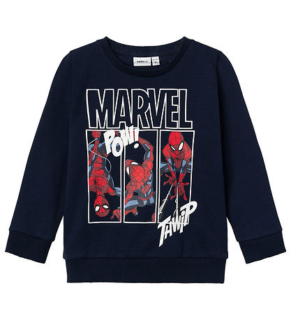 Sweat-shirt Name It - Non - NmmJessie Spider-Man - Dark Sapphire Sweat-shirt Name It - Non - NmmJessie Spider-Man - Dark Sapphire