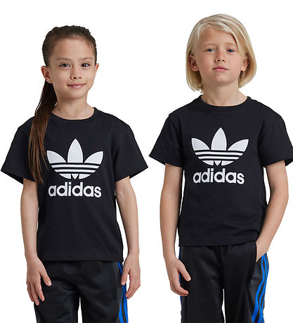 adidas Originals T-Shirt - Trefoil - Schwarz