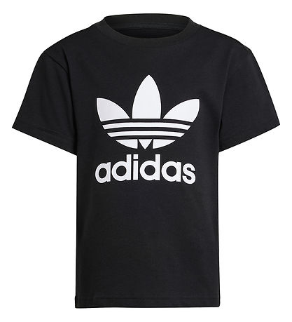 adidas Originals T-Shirt - Trefoil - Schwarz