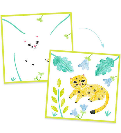 Djeco Colouring Set - 3 Templates