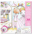 Djeco Coloring Sheet w. Small Doors - Les Petites De Pupi Djeco Coloring Sheet w. Small Doors - Les Petites De Pupi
