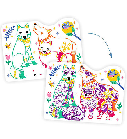 Djeco Colouring Set - Magic Colour - Forest Animals